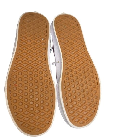 Vans Women's Gray Knit Skool Skate Sneakers Size 6 - Picture 5 of 5